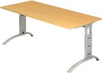 HAMMERBACHER höhenverstellbarer Schreibtisch VFS19/6/S buche