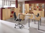 HAMMERBACHER höhenverstellbarer Schreibtisch VQS12/6/S buche