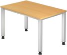 HAMMERBACHER höhenverstellbarer Schreibtisch VQS12/6/S buche