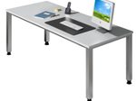 HAMMERBACHER höhenverstellbarer Schreibtisch VQS16/5/S lichtgrau