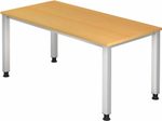 HAMMERBACHER höhenverstellbarer Schreibtisch VQS16/6/S buche