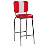 WOHNLING American Diner Barstuhl WL1.718 rot