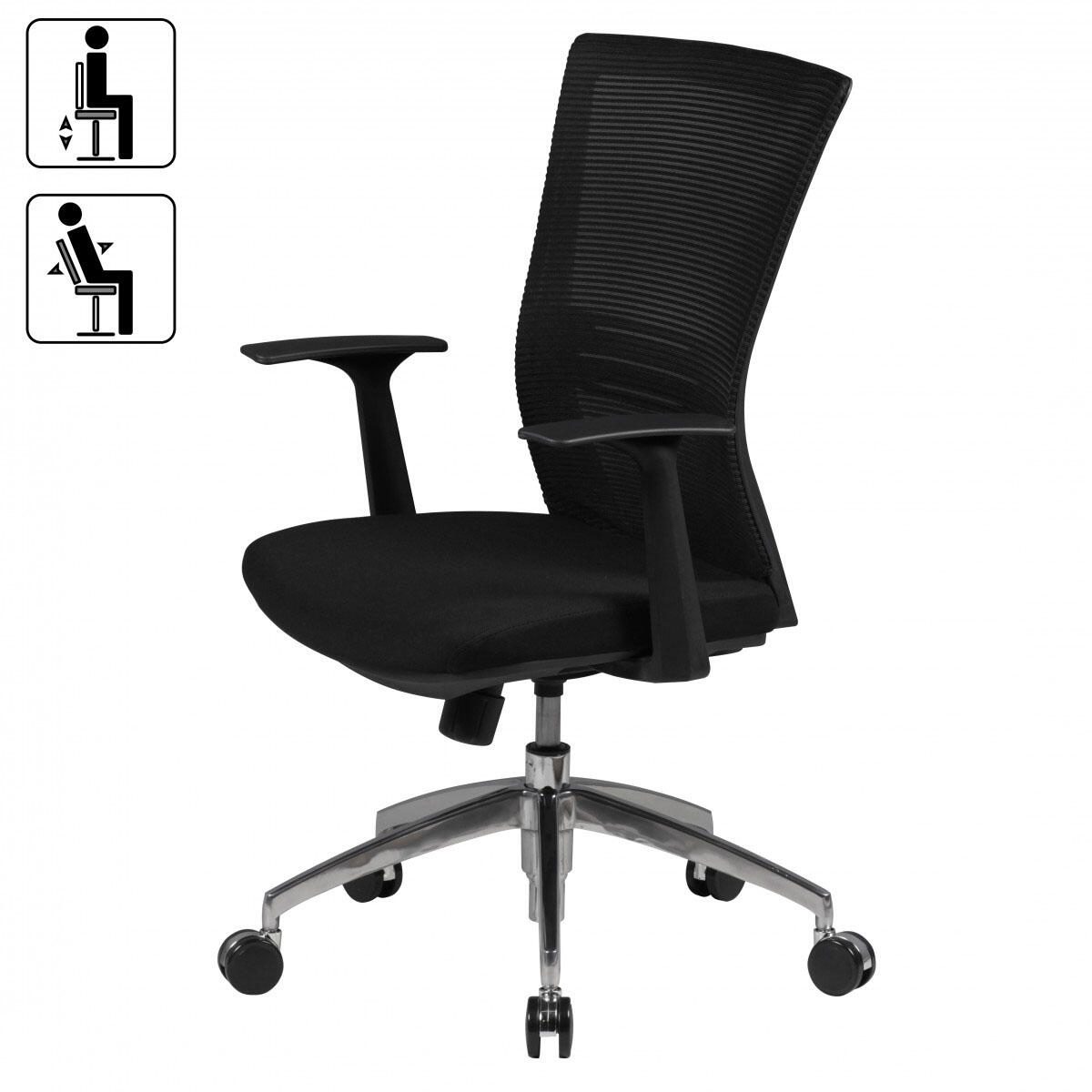 AMSTYLE Bürostuhl SPM1.285 schwarz