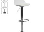 AMSTYLE Barhocker SPM2.002 weiß