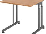 HAMMERBACHER höhenverstellbarer Schreibtisch VZS08/N/G nussbaum