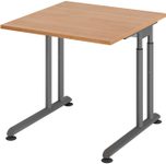 HAMMERBACHER höhenverstellbarer Schreibtisch VZS08/N/G nussbaum