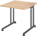 HAMMERBACHER höhenverstellbarer Schreibtisch VZS08/E/G eiche