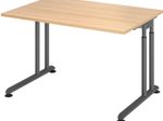 HAMMERBACHER höhenverstellbarer Schreibtisch VZS12/E/G eiche