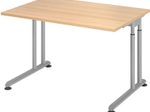 HAMMERBACHER höhenverstellbarer Schreibtisch VZS12/E/S eiche