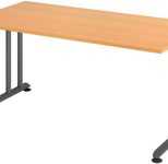 HAMMERBACHER höhenverstellbarer Schreibtisch VZS16/6/G buche