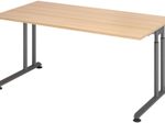 HAMMERBACHER höhenverstellbarer Schreibtisch VZS16/E/G eiche