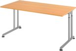 HAMMERBACHER höhenverstellbarer Schreibtisch VZS16/6/S buche