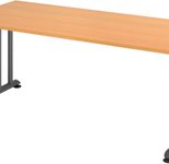 HAMMERBACHER höhenverstellbarer Schreibtisch VZS19/6/G buche