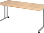 HAMMERBACHER höhenverstellbarer Schreibtisch VZS19/E/S eiche