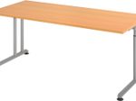 HAMMERBACHER höhenverstellbarer Schreibtisch VZS19/6/S buche