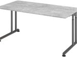 HAMMERBACHER höhenverstellbarer Schreibtisch VZS16/M/G beton