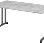 HAMMERBACHER höhenverstellbarer Schreibtisch VZS16/M/G beton