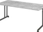 HAMMERBACHER höhenverstellbarer Schreibtisch VZS19/M/G beton
