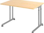 HAMMERBACHER höhenverstellbarer Schreibtisch VZS12/3/S ahorn