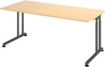HAMMERBACHER höhenverstellbarer Schreibtisch VZS19/3/G ahorn