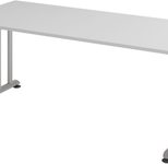 HAMMERBACHER höhenverstellbarer Schreibtisch VZS19/5/S lichtgrau