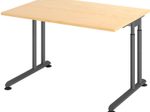 HAMMERBACHER höhenverstellbarer Schreibtisch VZS12/3/G ahorn