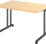 HAMMERBACHER höhenverstellbarer Schreibtisch VZS12/3/G ahorn