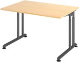 HAMMERBACHER höhenverstellbarer Schreibtisch VZS12/3/G ahorn
