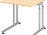 HAMMERBACHER höhenverstellbarer Schreibtisch VZS08/3/S ahorn