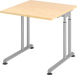 HAMMERBACHER höhenverstellbarer Schreibtisch VZS08/3/S ahorn