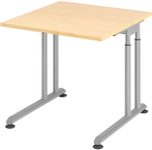 HAMMERBACHER höhenverstellbarer Schreibtisch VZS08/3/S ahorn