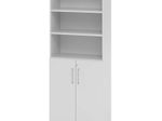HAMMERBACHER Regalschrank 968T3, V968T3/5/5/BS lichtgrau