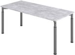 HAMMERBACHER höhenverstellbarer Schreibtisch VYS19/M/G beton