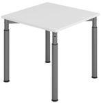 HAMMERBACHER höhenverstellbarer Schreibtisch VYS08/5/G lichtgrau