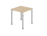HAMMERBACHER höhenverstellbarer Schreibtisch VYS08/E/S eiche