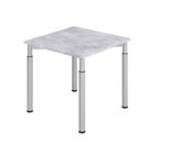 HAMMERBACHER höhenverstellbarer Schreibtisch VYS08/M/S beton
