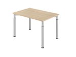 HAMMERBACHER höhenverstellbarer Schreibtisch VYS12/E/S eiche