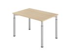 HAMMERBACHER höhenverstellbarer Schreibtisch VYS12/E/S eiche