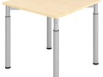 HAMMERBACHER höhenverstellbarer Schreibtisch VYS08/3/S ahorn
