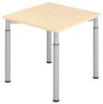 HAMMERBACHER höhenverstellbarer Schreibtisch VYS08/3/S ahorn