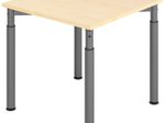 HAMMERBACHER höhenverstellbarer Schreibtisch VYS08/3/G ahorn