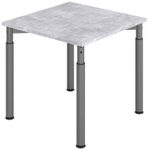HAMMERBACHER höhenverstellbarer Schreibtisch VYS08/M/G beton