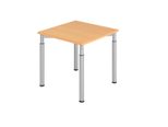 HAMMERBACHER höhenverstellbarer Schreibtisch VYS08/6/S buche