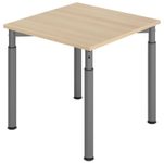 HAMMERBACHER höhenverstellbarer Schreibtisch VYS08/E/G eiche