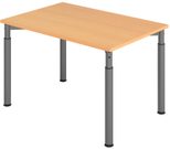 HAMMERBACHER höhenverstellbarer Schreibtisch VYS12/6/G buche