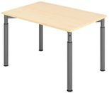 HAMMERBACHER höhenverstellbarer Schreibtisch VYS12/3/G ahorn