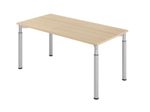 HAMMERBACHER höhenverstellbarer Schreibtisch VYS16/E/S eiche