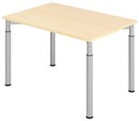 HAMMERBACHER höhenverstellbarer Schreibtisch VYS12/3/S ahorn