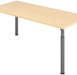 HAMMERBACHER höhenverstellbarer Schreibtisch VYS19/3/G ahorn