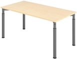 HAMMERBACHER höhenverstellbarer Schreibtisch VYS16/3/G ahorn